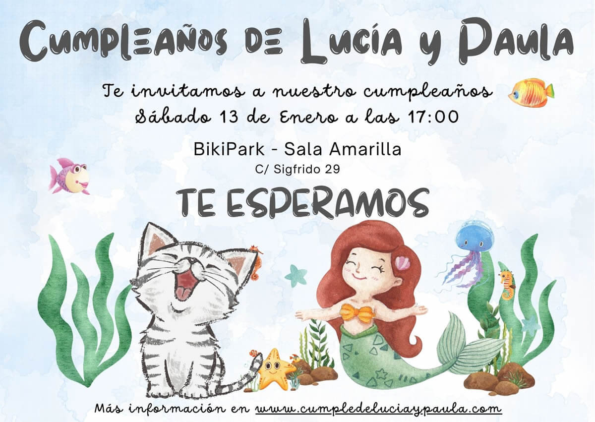 Invitacion Cumple